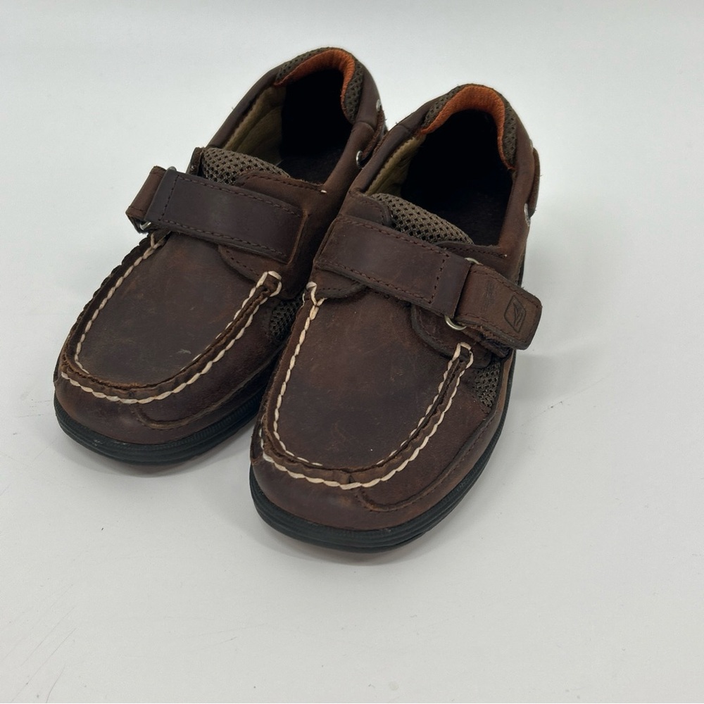Sperry Top Sider Charter H&L Dark Brown Loafers Toddlers Size 9w